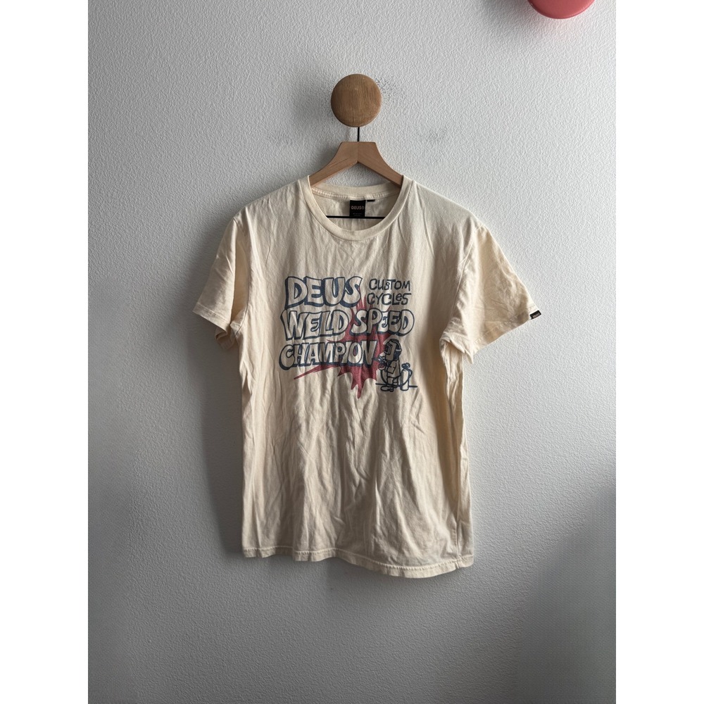 Deus Ex Machina Weld Speed Champion Graphic Tshirt Size Medium